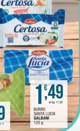 Sidis mini Burro Santa Lucia Galbani offerta