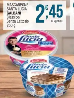 Sidis mini Mascarpone Santa Lucia Galbani Senza Lattosio offerta