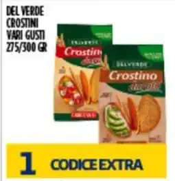 Euroesse Del Verde crostini vari gusti offerta