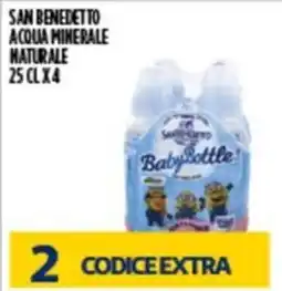 Euroesse San Benedetto acqua minerale naturale Baby Bottle offerta