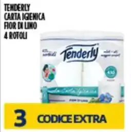 Euroesse Tenderly carta igienica fiore di lino offerta