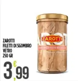 Euroesse Filetti di sgombro Zarotti offerta