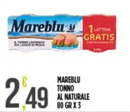 Euroesse Mareblu tonno al naturale offerta