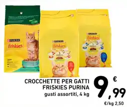 Spazio Conad Crocchette per gatti Friskies Purina offerta
