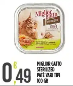 Euroesse Miglior gatto sterilized paté vari tipi offerta
