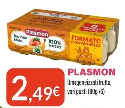 Sanitaria Demma Plasmon Omogeneizzati frutta offerta