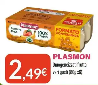 Plasmon Omogeneizzati frutta