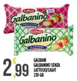 Euroesse Galbanino senza lattosio/light offerta