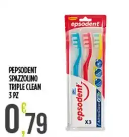 Euroesse Pepsodent spazzolino triple clean offerta
