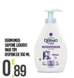 Euroesse Dermomed sapone liquido vari tipi offerta