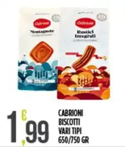 Euroesse Cabrioni biscotti vari tipi offerta