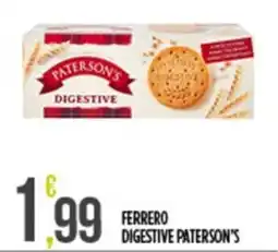 Euroesse Ferrero Digestive Paterson's offerta
