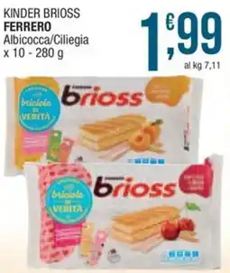 Sidis mini Kinder Brioss Ferrero offerta