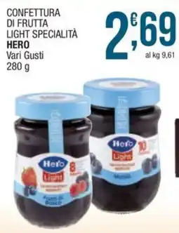 Sidis mini Confettura di frutta light specialità Hero offerta