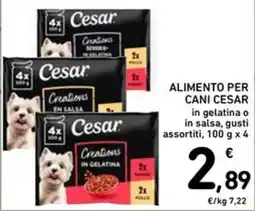 Spazio Conad Alimento per cani Cesar offerta