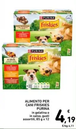 Spazio Conad Alimento per cani Friskies Purina offerta