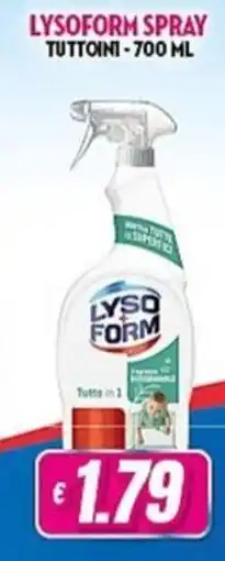 Vitulano Drugstore Lysoform spray offerta