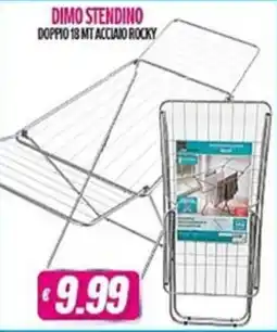 Vitulano Drugstore Dimo stendino doppio 18 mt acciaio rocky offerta