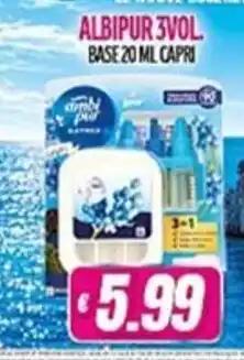 Vitulano Drugstore Albipur 3vol. base 20 ml capri offerta