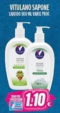 Vitulano Drugstore Vitulano Sapone Liquido offerta