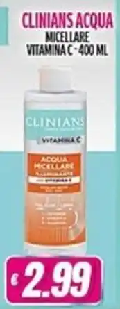 Vitulano Drugstore Clinians acqua micellare vitamina c offerta