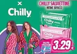 Vitulano Drugstore Chilly Salviettine Intime Bipacco offerta