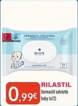 Sanitaria Demma Rilastil Dermastil salviette baby offerta