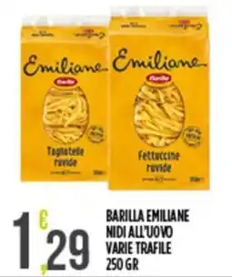 Euroesse Barilla Emiliane nidi all'uovo varie trafile offerta