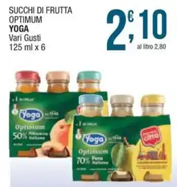 Sidis mini Succhi di frutta Optimum Yoga offerta