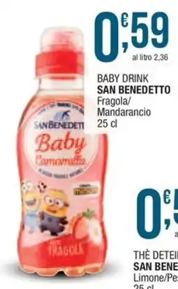 Sidis mini Baby Drink San Benedetto offerta