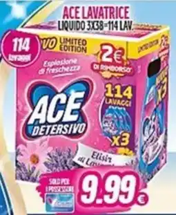 Vitulano Drugstore Ace detergente lavatrice offerta