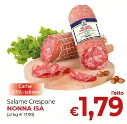 Supermercati Nonna Isa Salame Crespone NONNA ISA offerta
