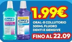 Gemar Detersivi Oral-B collutorio fluoro denti e gengive offerta