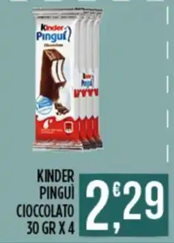 Euroesse Kinder Pinguì Cioccolato offerta