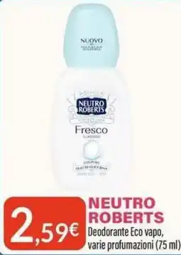 Sanitaria Demma Neutro Roberts Deodorante Eco vapo offerta