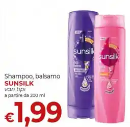 Supermercati Nonna Isa Shampoo, balsamo SUNSILK offerta