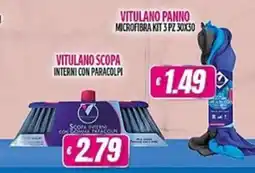 Vitulano Drugstore Vitulano scopa interni con paracolpi offerta