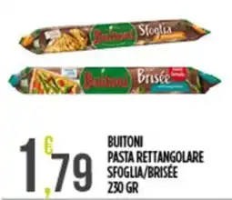 Euroesse Buitoni pasta rettangolare sfoglia/brisée offerta