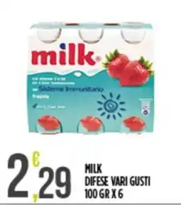 Euroesse Milk difese vari gusti offerta