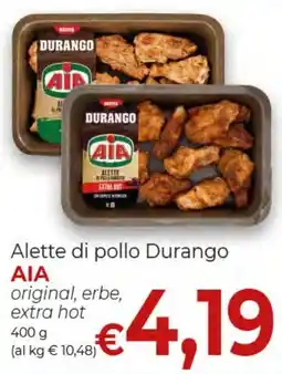 Supermercati Nonna Isa Alette di pollo Durango AIA offerta