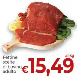 Supermercati Nonna Isa Fettine scelte di bovino adulto offerta