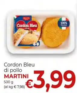 Supermercati Nonna Isa Cordon Bleu di pollo MARTINI offerta