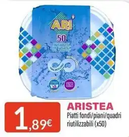 Sanitaria Demma Aristea piatti fondi/piani/quadri riutilizzabili offerta