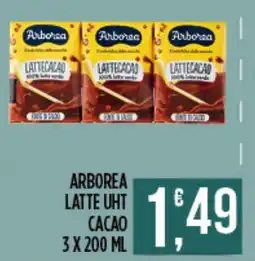 Supermercato Pollio Arborea latte uht cacao offerta