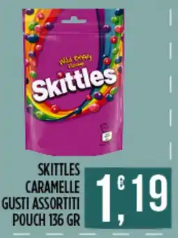 Supermercato Pollio Skittles caramelle gusti assortiti offerta