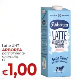 Supermercati Nonna Isa Latte UHT Arborea parzialmente scremato offerta