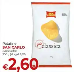 Supermercati Nonna Isa Patatine SAN CARLO classiche offerta