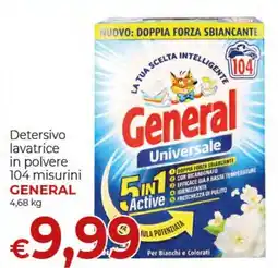 Supermercati Nonna Isa Detersivo lavatrice in polvere General Universale offerta