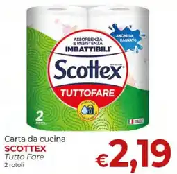 Supermercati Nonna Isa Carta da cucina Scottex Tutto Fare offerta