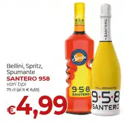 Supermercati Nonna Isa Bellini, Spritz, Spumante Santero 958 offerta